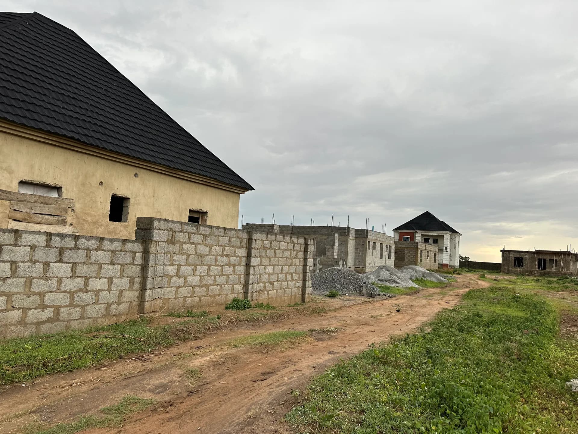 Suburban Residential Community Road