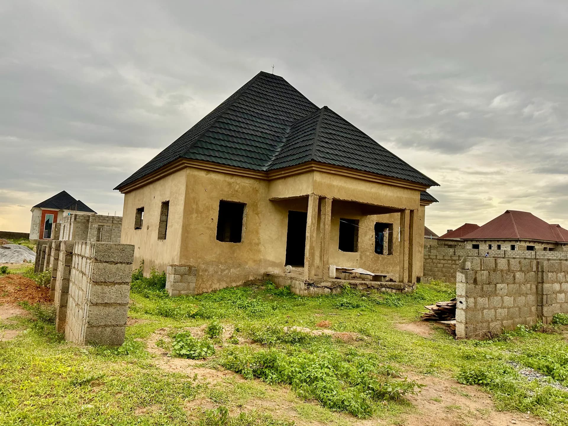 Single-Storey Plastered Family Home